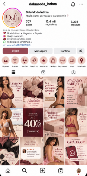 Instagram Perfil Depois Vexa